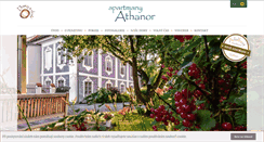 Desktop Screenshot of apartmanyathanor.cz